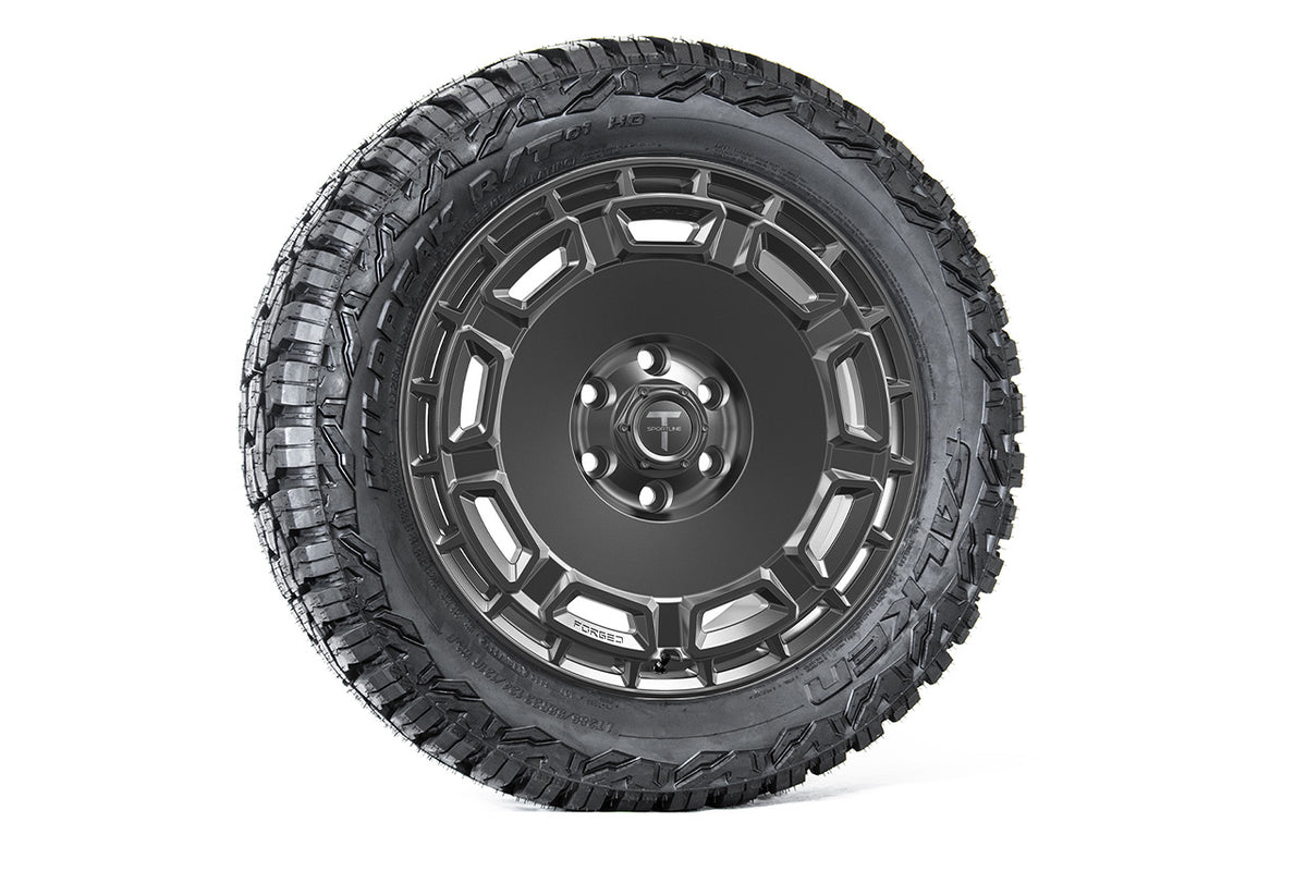 CT9 22&quot; Tesla Cybertruck Fully Forged Lightweight Tesla Wheel and Tire Package (Set of 4)