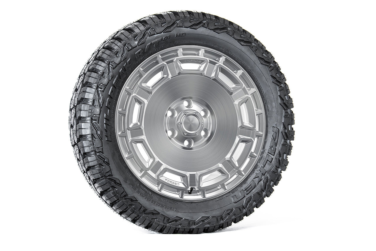 CT9 22" Tesla Cybertruck Fully Forged Lightweight Tesla Wheel and Tire Package (Set of 4)