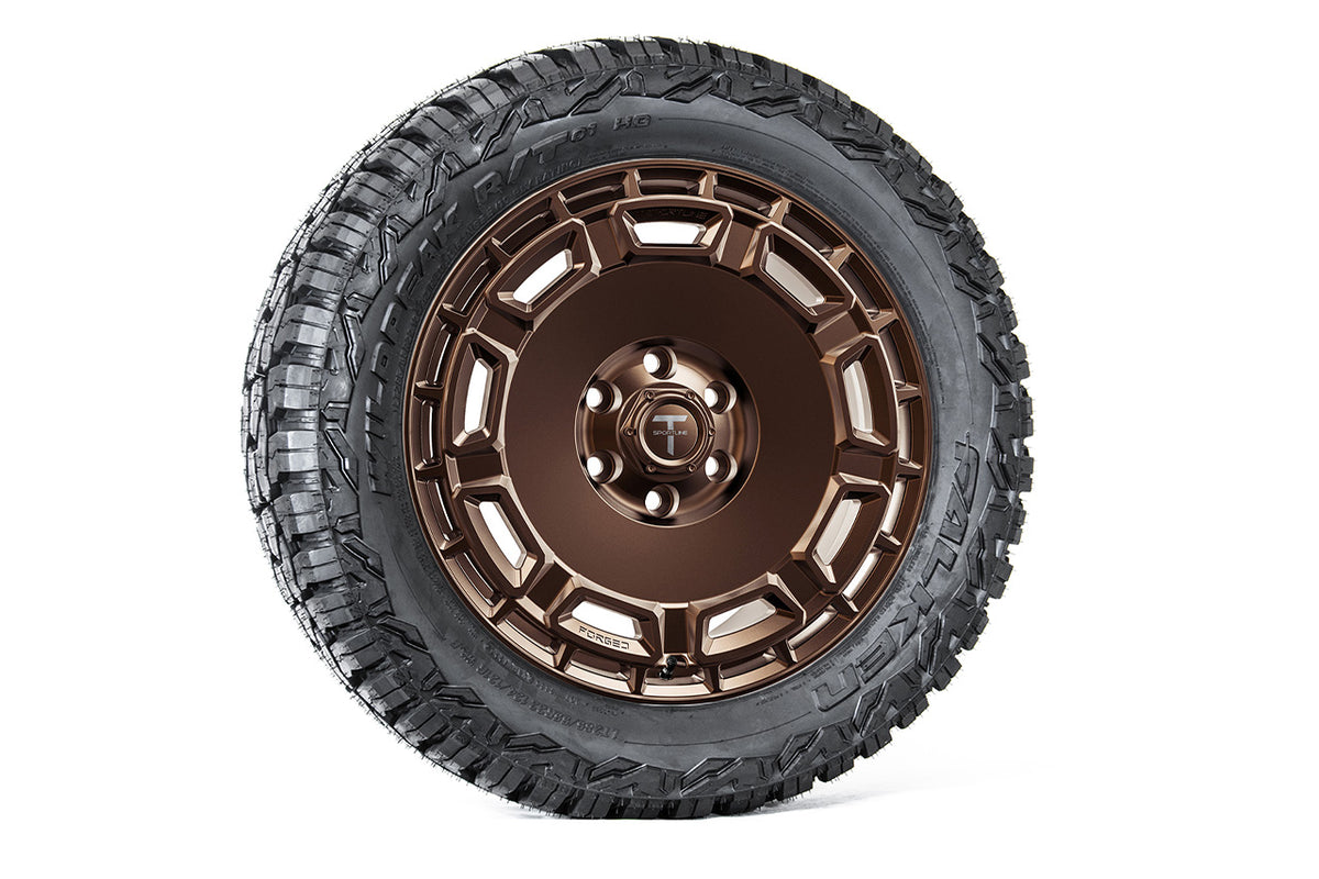 CT9 22&quot; Tesla Cybertruck Fully Forged Lightweight Tesla Wheel and Tire Package (Set of 4)