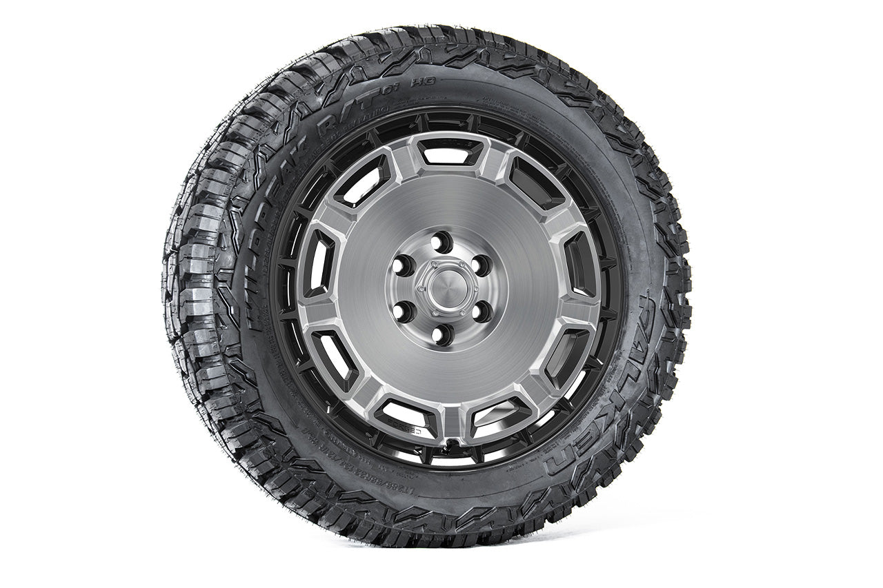 CT9 22" Tesla Cybertruck Fully Forged Lightweight Tesla Wheel and Tire Package (Set of 4)