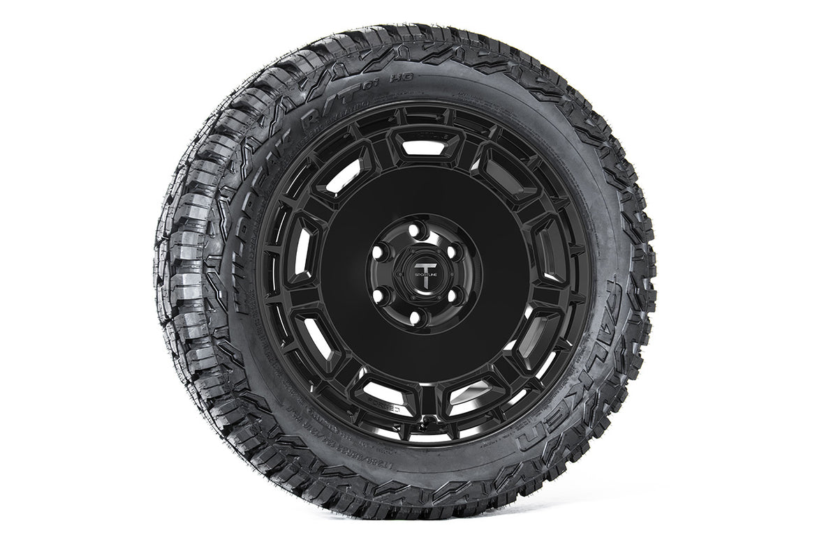 CT9 22&quot; Tesla Cybertruck Fully Forged Lightweight Tesla Wheel and Tire Package (Set of 4)