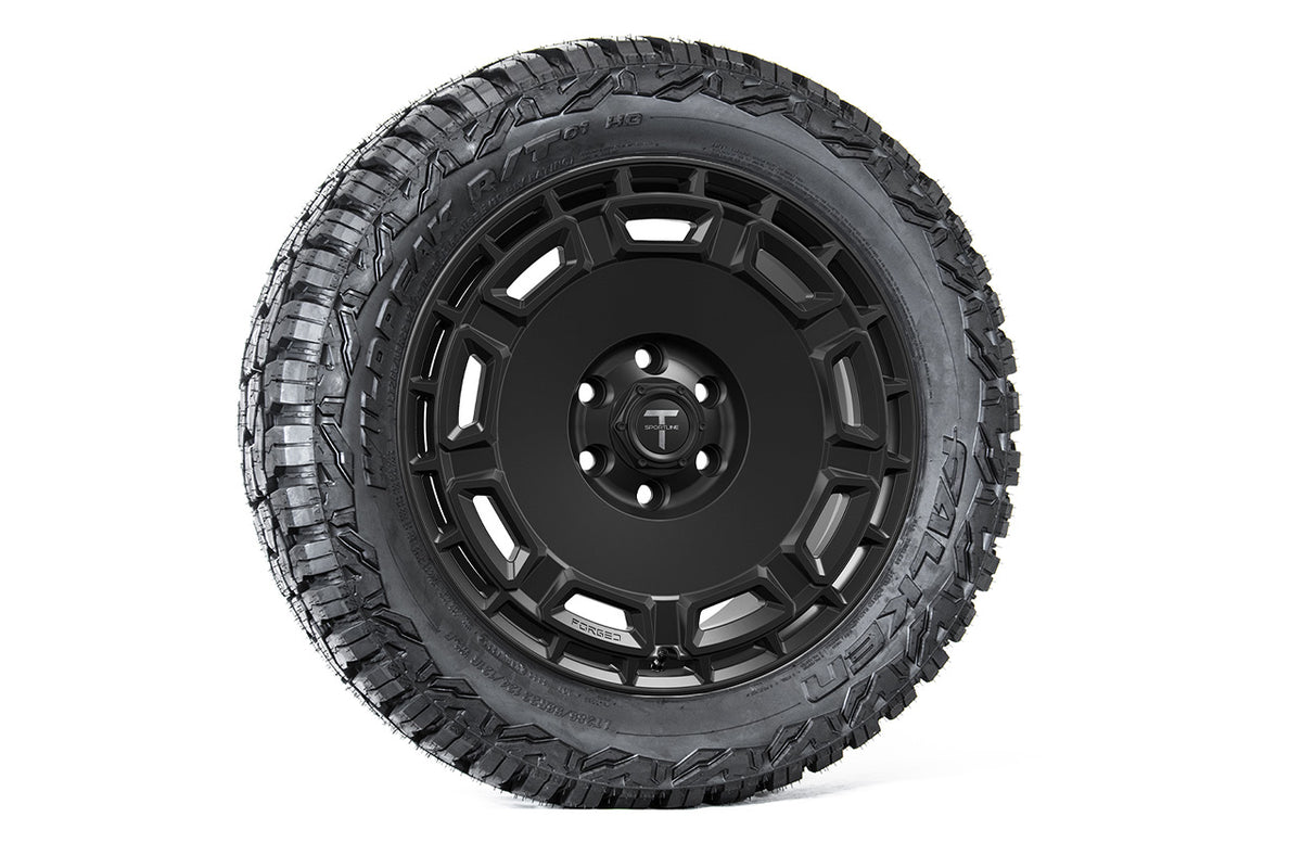 CT9 22&quot; Tesla Cybertruck Fully Forged Lightweight Tesla Wheel and Tire Package (Set of 4)