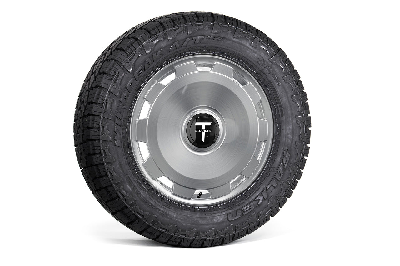 CTM 20" Tesla Cybertruck Fully Forged Monoblock Tesla Wheel and Tire Package (Set of 4)