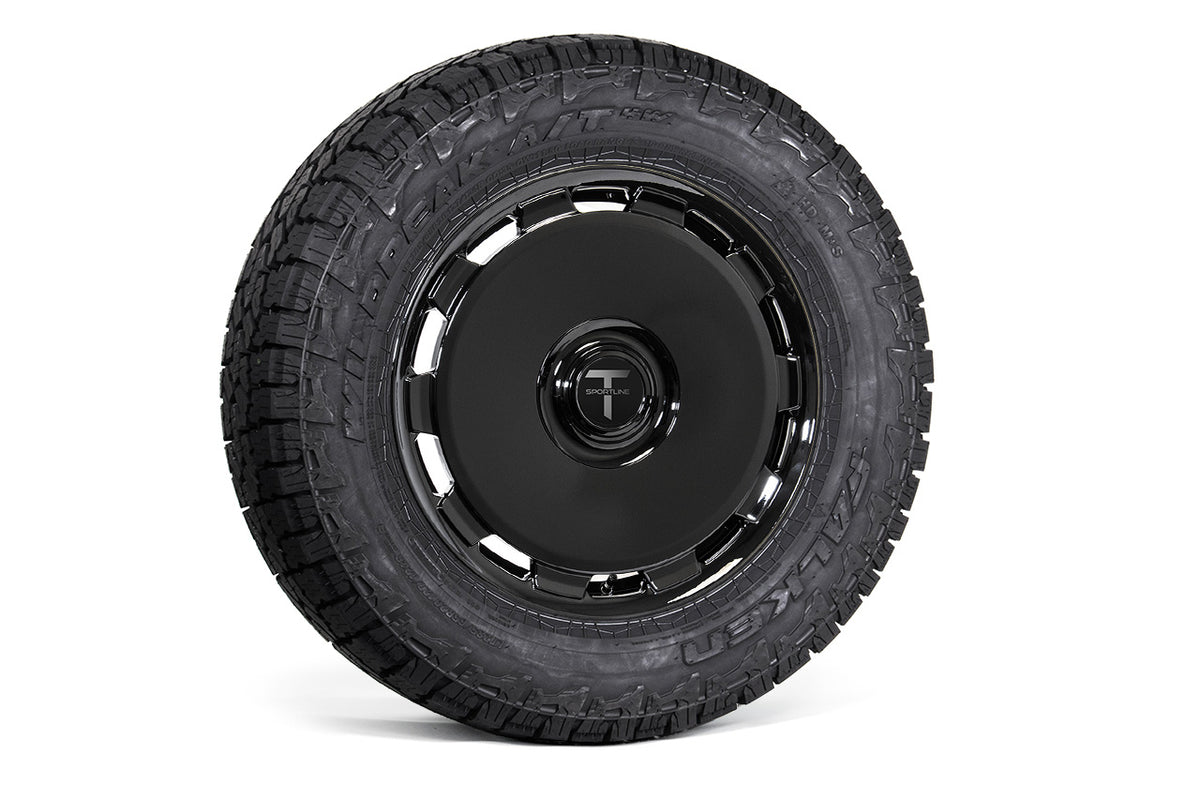 CTM 20&quot; Tesla Cybertruck Fully Forged Monoblock Tesla Wheel and Tire Package (Set of 4)