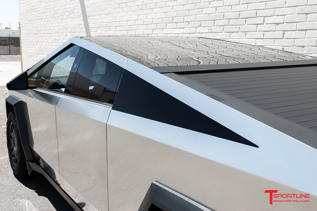 Tesla Cybertruck Rear Window Fade Out PPF Wrap Kit