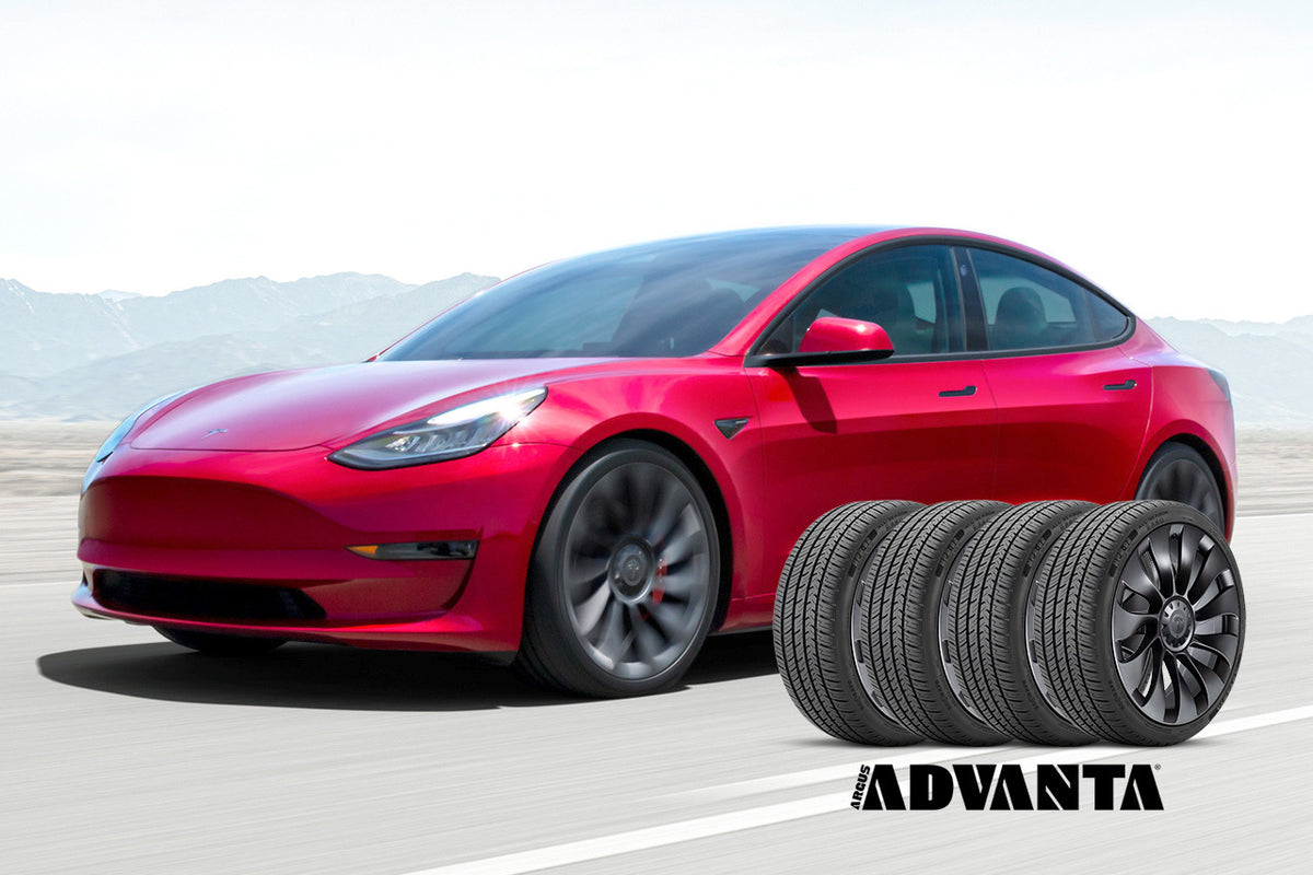 Tesla Model 3 - Mounted, Balanced &amp; Installed Set of 4 New Tires (Advanta HPZ-02 All Season Peformance)