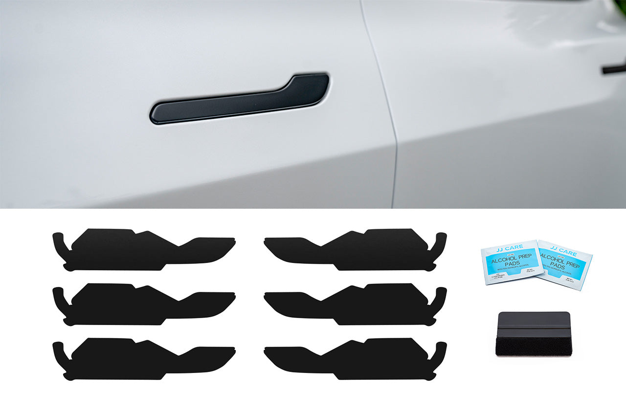 Model 3 DIY Chrome Delete Black Vinyl Trim Kit for Window Trim, Door Handles, Mirrors, Cameras, & Badges