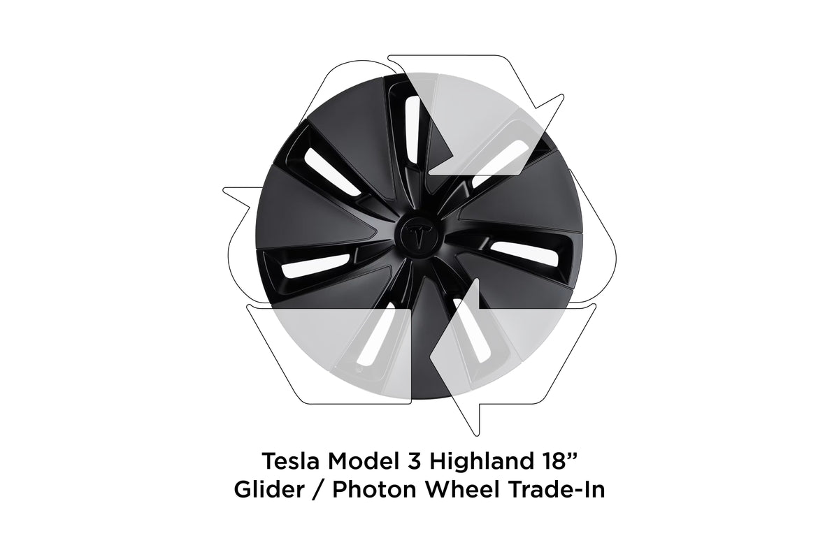 $600 REBATE! Trade-In Your Factory Tesla Model 3 18&quot; Glider Wheels (click for details)