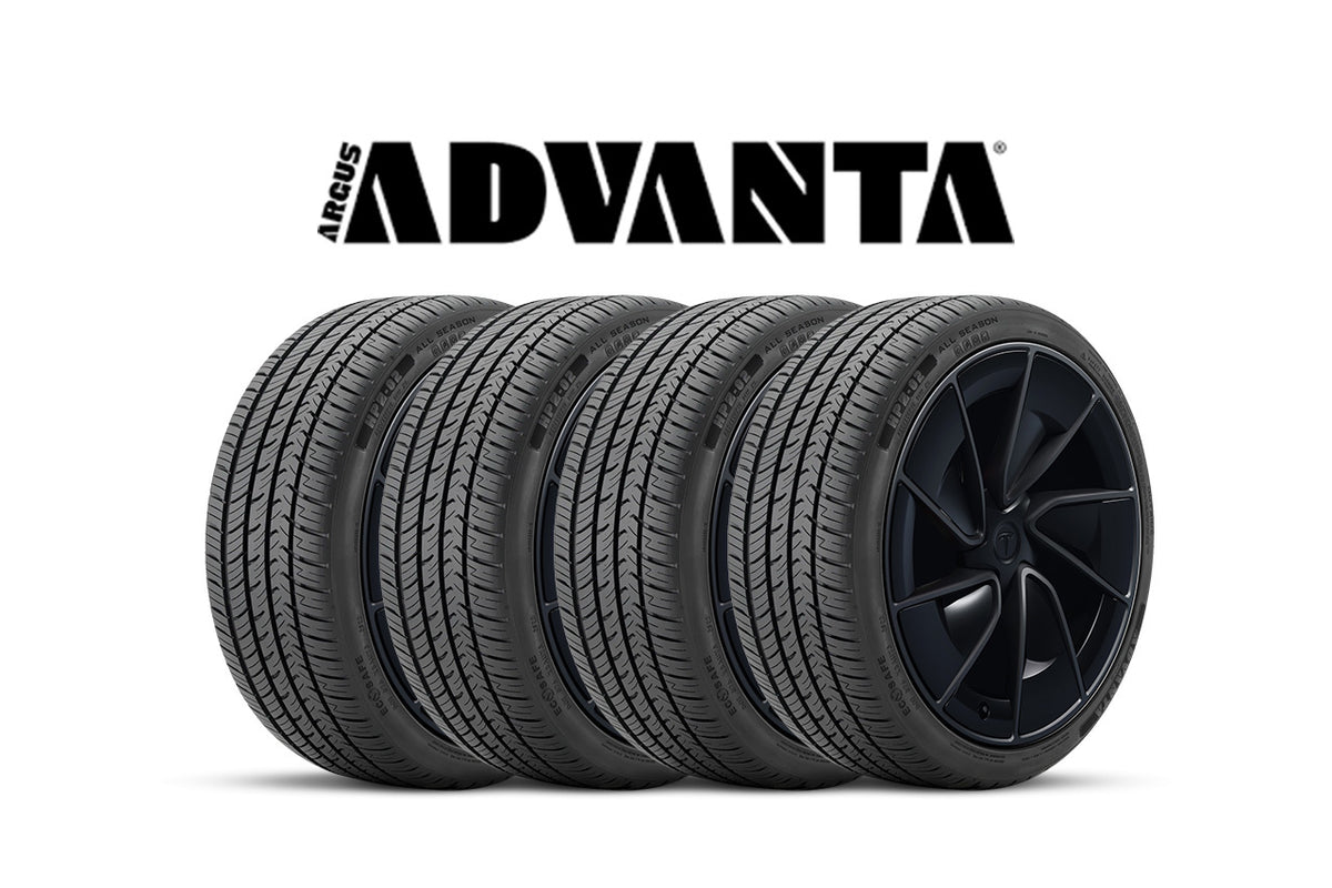 Tesla Model 3 - Mounted, Balanced &amp; Installed Set of 4 New Tires (Advanta HPZ-02 All Season Peformance)
