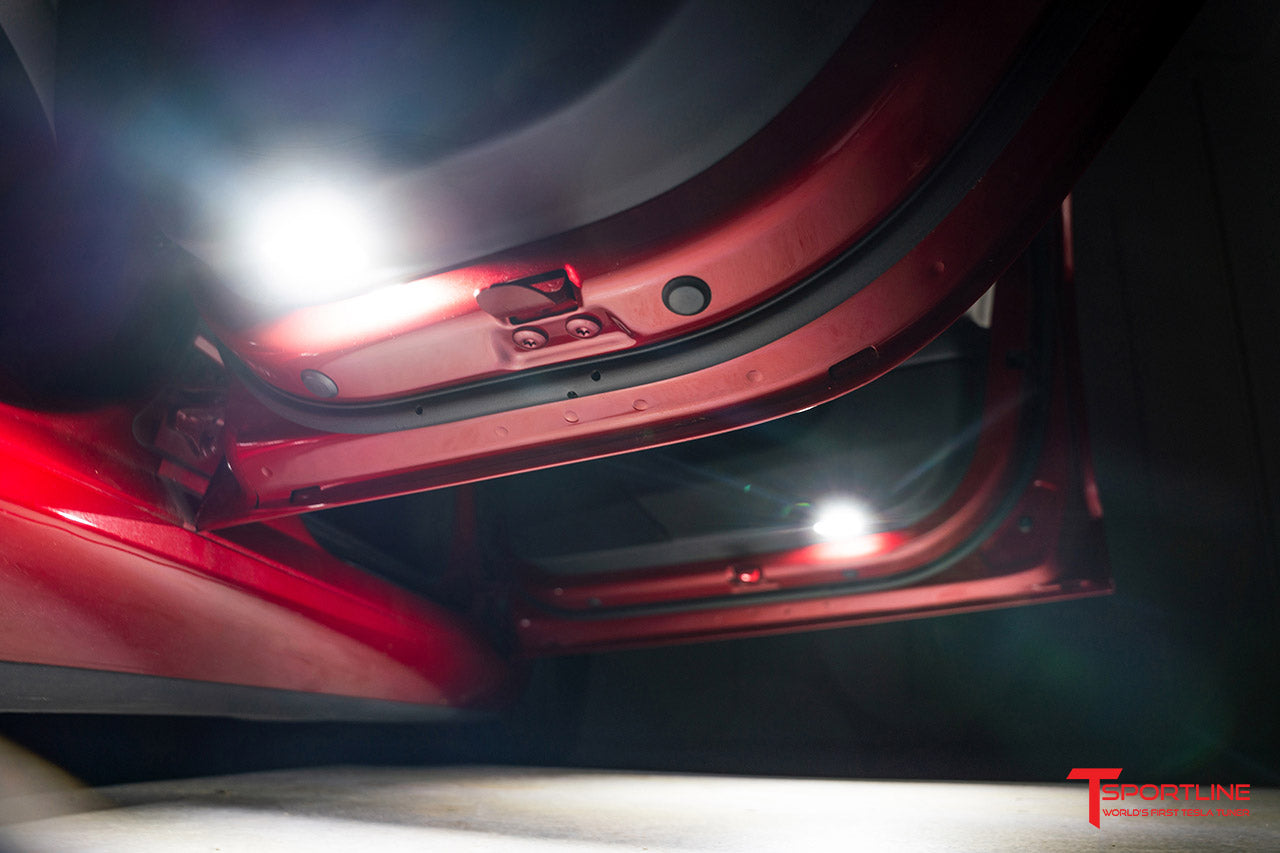 Tesla Model 3 / Y / S / X / Cybertruck Mega-Bright LED Door / Puddle Lights (Set of 4)