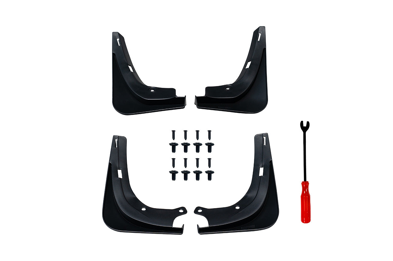 Tesla Model 3 / Y Full Coverage & Custom Fit Bolt-on Mud Flaps