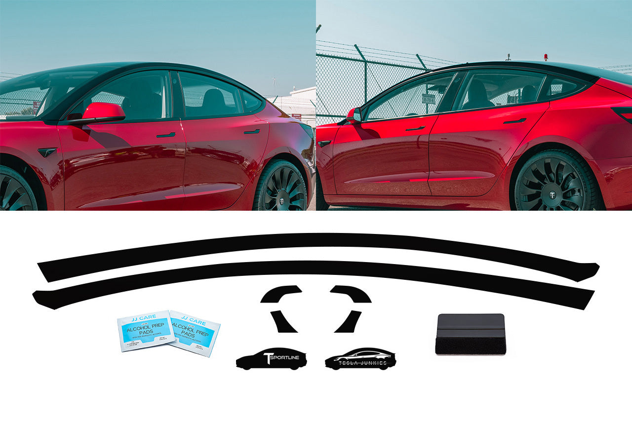  EV WRAPS Tesla Model 3 / Model Y Door Handle Wrap (Clear) :  Automotive