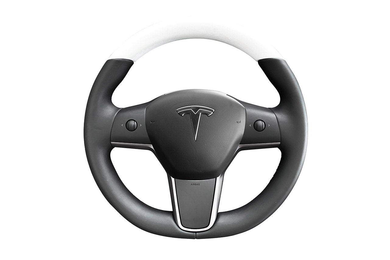 Tesla Model 3 / Y Custom Steering Wheels - Carbon Fiber, Wood, Leather