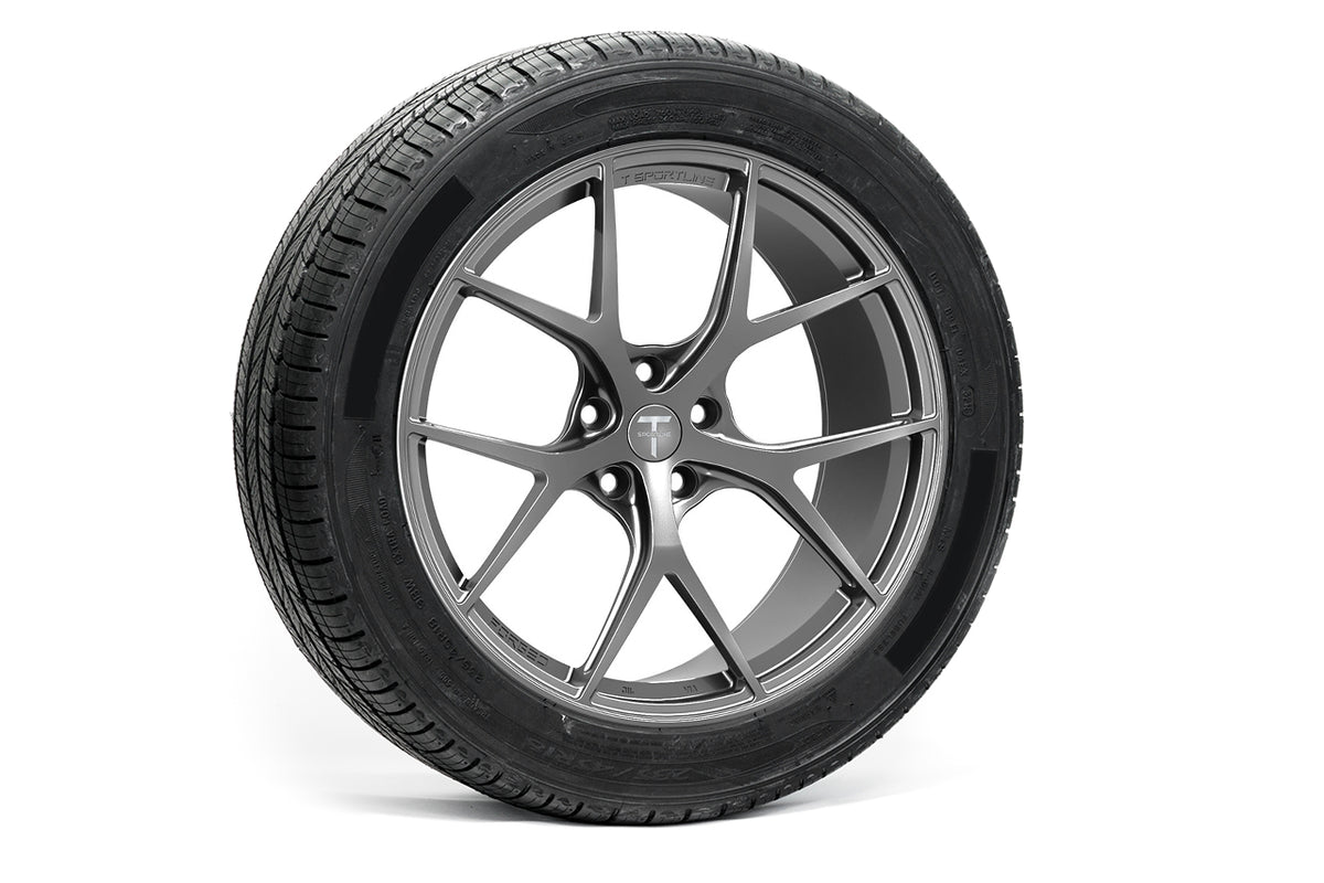 TXL115 18&quot; Tesla Model 3 Fully Forged Lightweight Tesla Wheel and Tire Package (Set of 4)