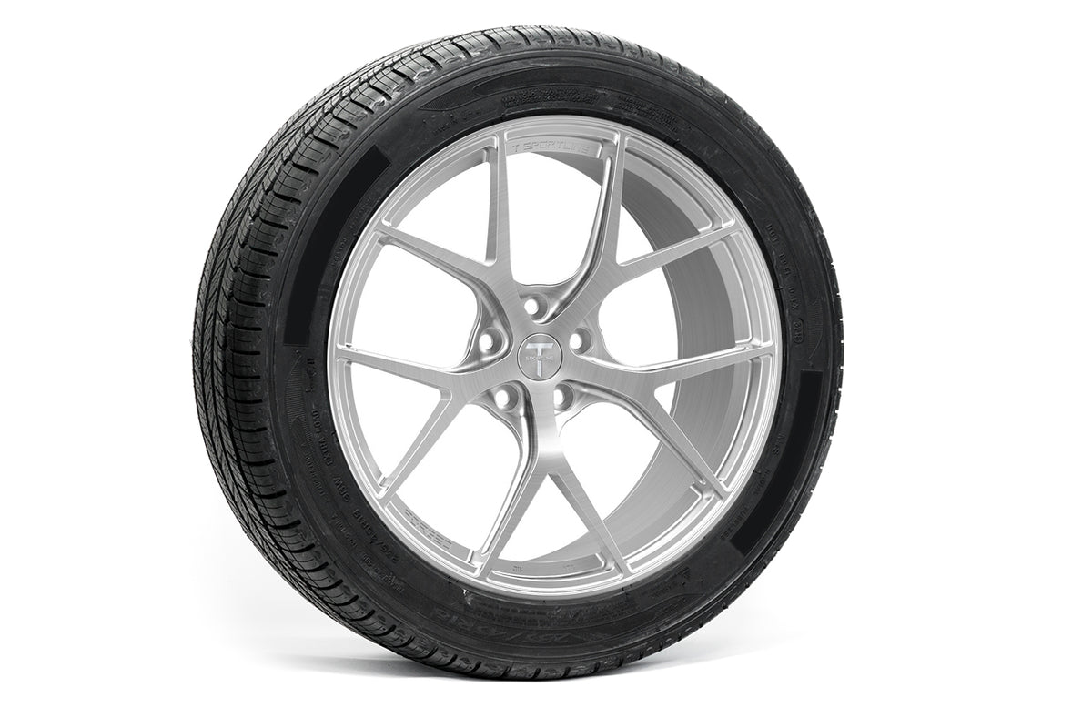 TXL115 18&quot; Tesla Model Y Fully Forged Lightweight Tesla Wheel and Tire Package (Set of 4)