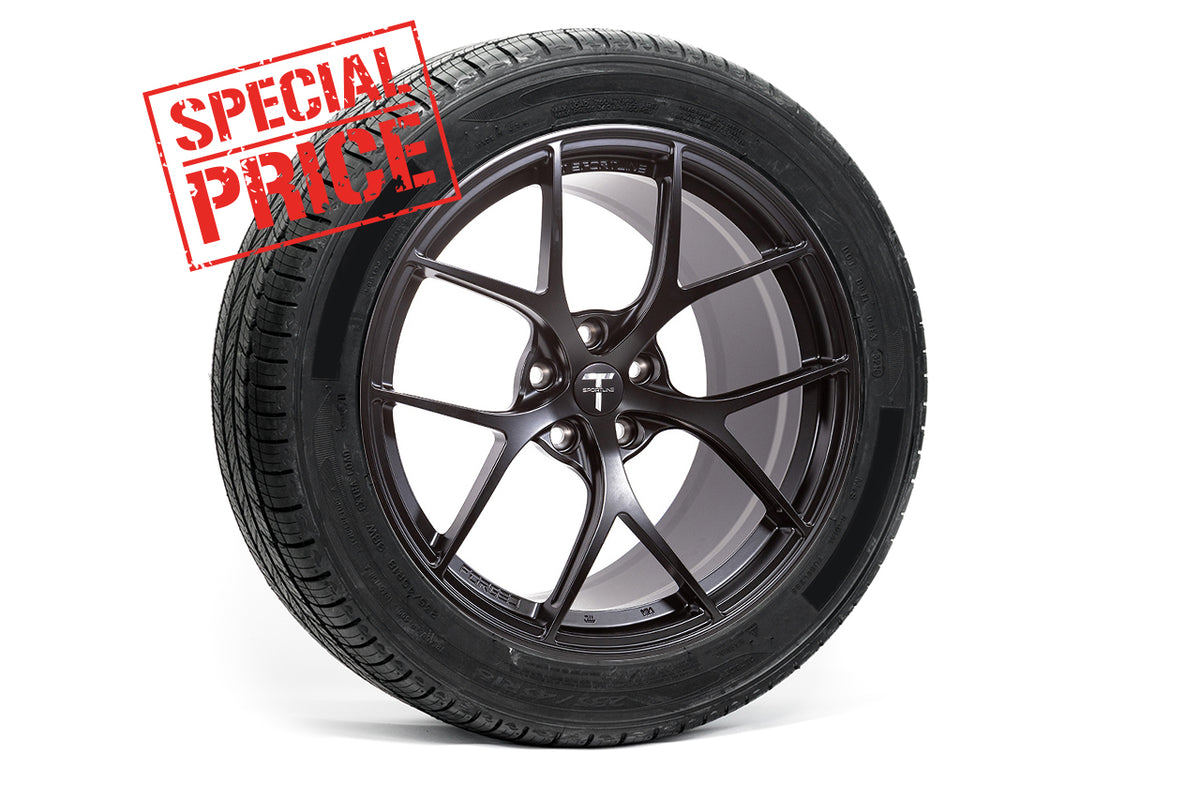 Tesla Model 3 TXL115 18&quot; Fully Forged Lightweight Tesla Wheel and Tire Package (Set of 4) Open Box Special!