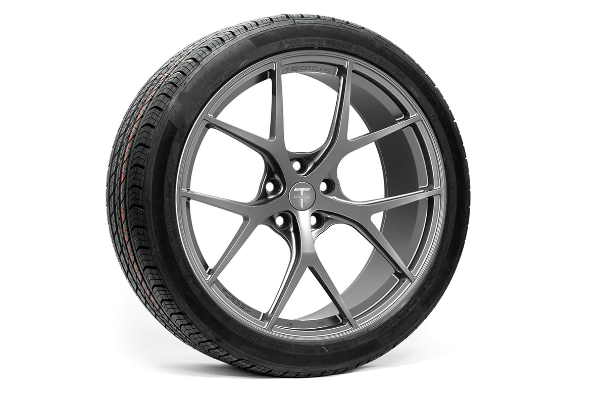 TXL115 19&quot; Tesla Model 3 Fully Forged Lightweight Tesla Wheel and Tire Package (Set of 4)