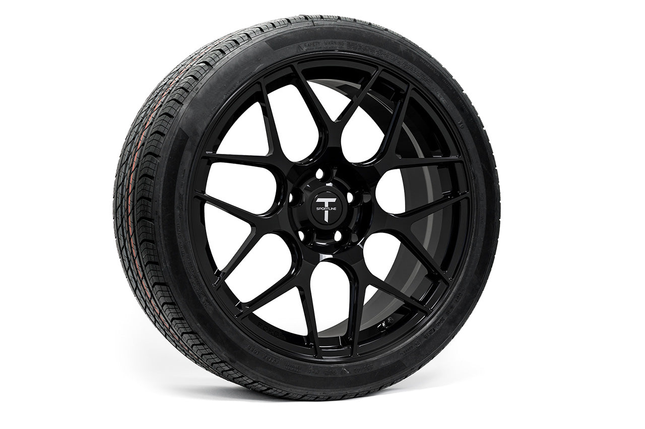 TXL117 19" Tesla Model 3 Fully Forged Lightweight Tesla Wheel and Tire Package (Set of 4)