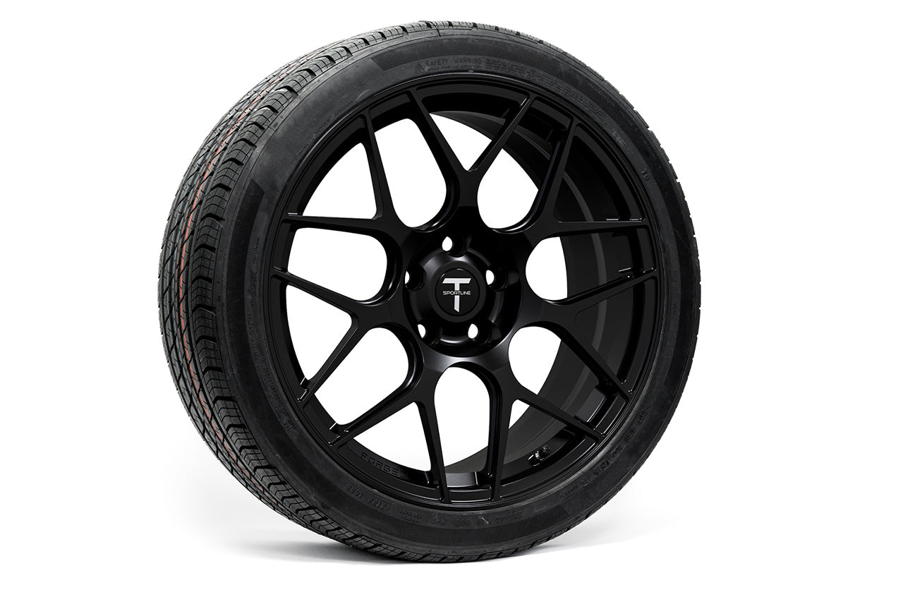 TXL117 19" Tesla Model 3 Fully Forged Lightweight Tesla Wheel and Tire Package (Set of 4)