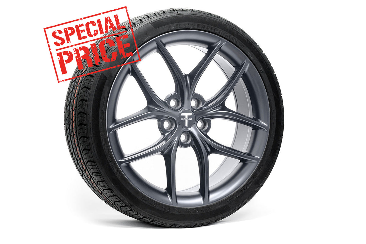 Tesla Model 3 TS5 19&quot; Wheel and Tire Package (Set of 4) Open Box Special!