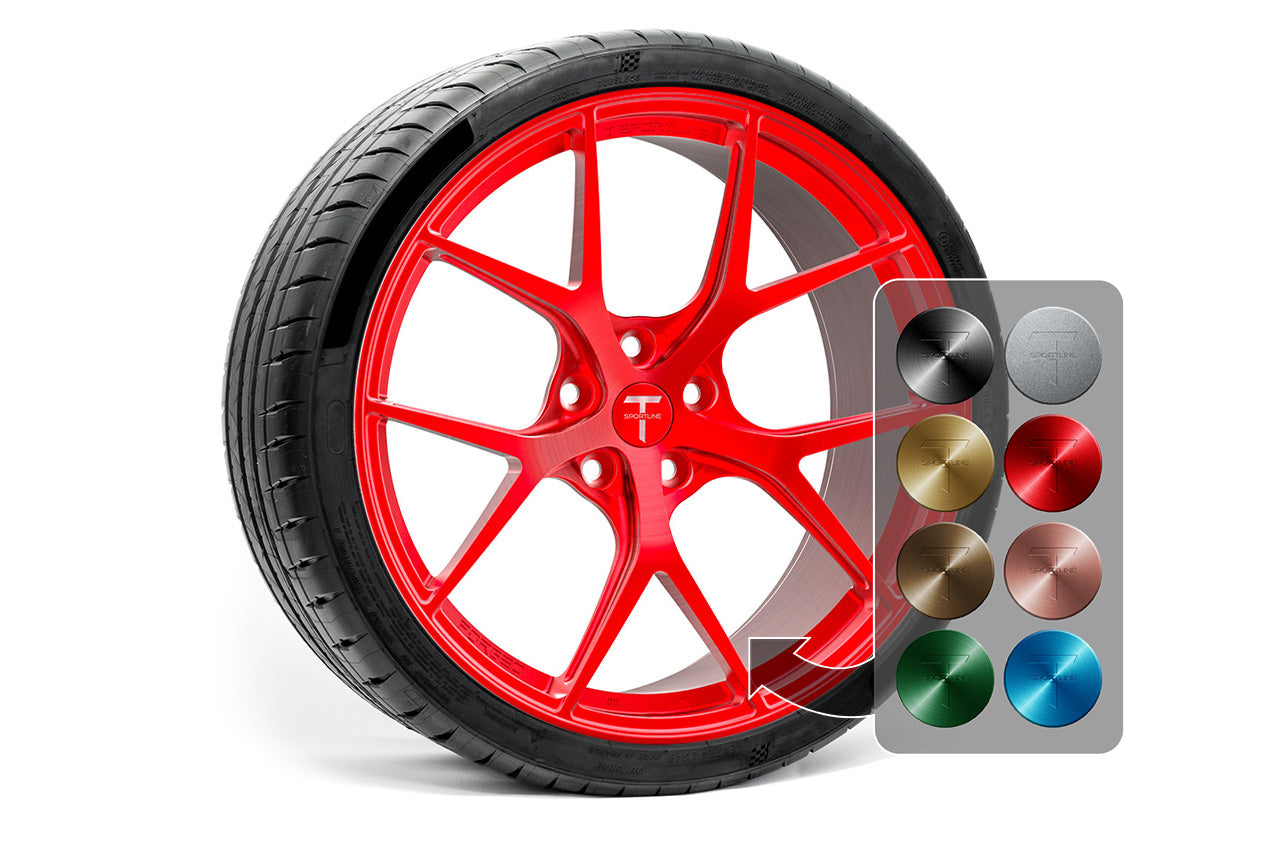 Tesla Model 3 TXL115 20" Fully Forged Lightweight Tesla Wheel and Tire Package (Set of 4) Open Box Special!