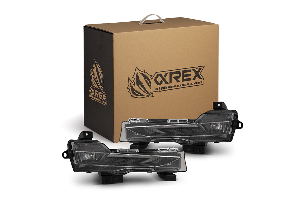 Alpharex Dual Color LED Projector Fog Lights for Tesla Model 3 / Y