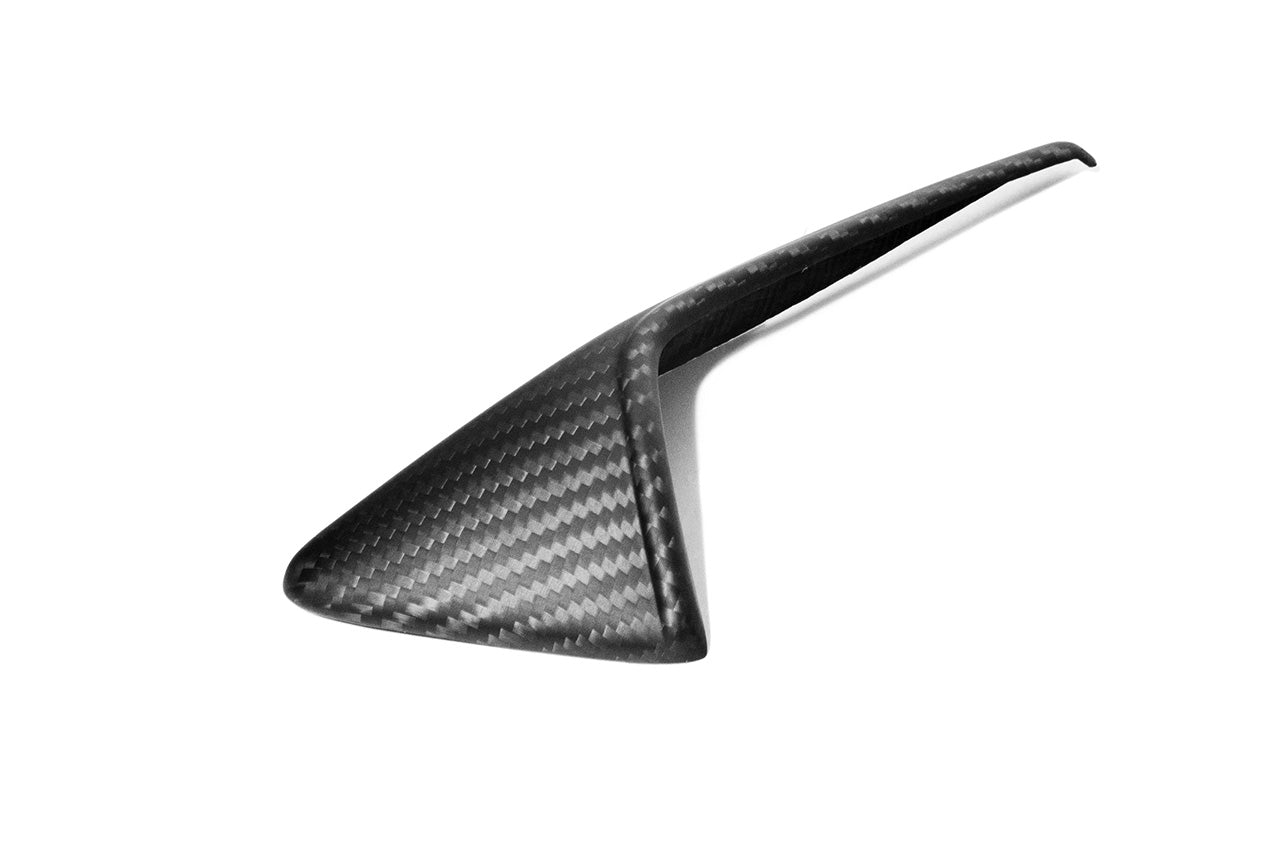 Tesla Model X Long Range & Plaid Precision Carbon Fiber Fender Camera Covers (Set of 2)