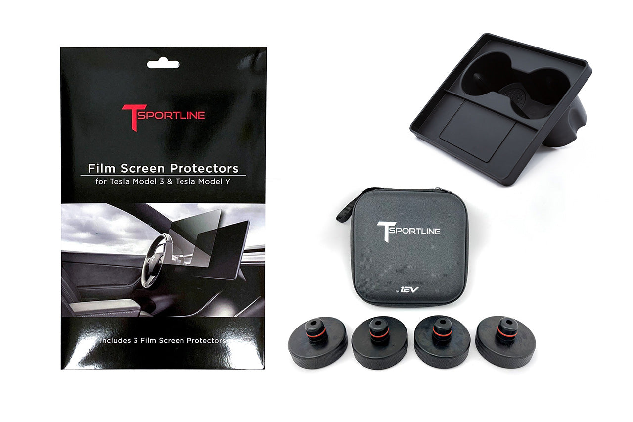 Tesla Model 3 / Y Essential Accessories Starter Bundle - T Sportline - Tesla  Model S, 3, X & Y Accessories