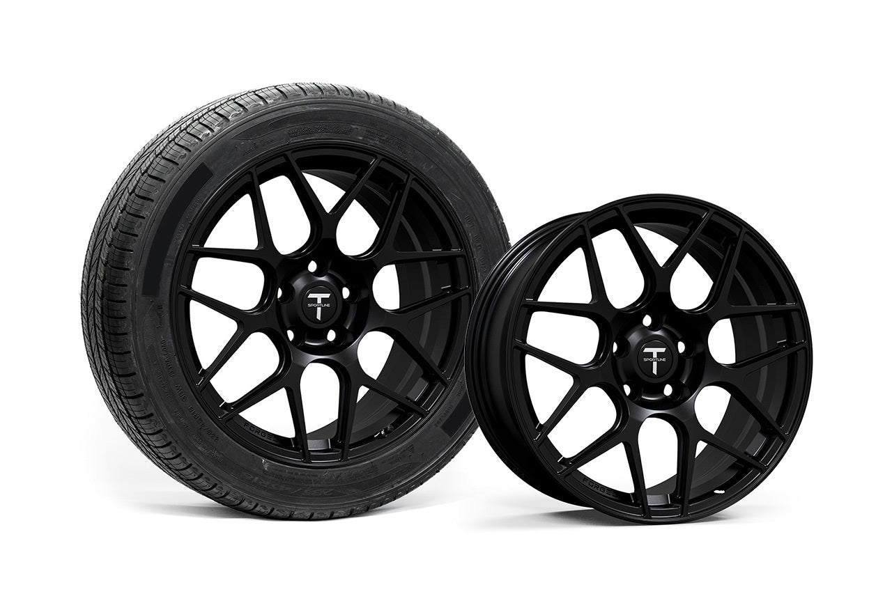 TXL117 18" Tesla Model Y Fully Forged Lightweight Tesla Wheel and Tire Package (Set of 4)