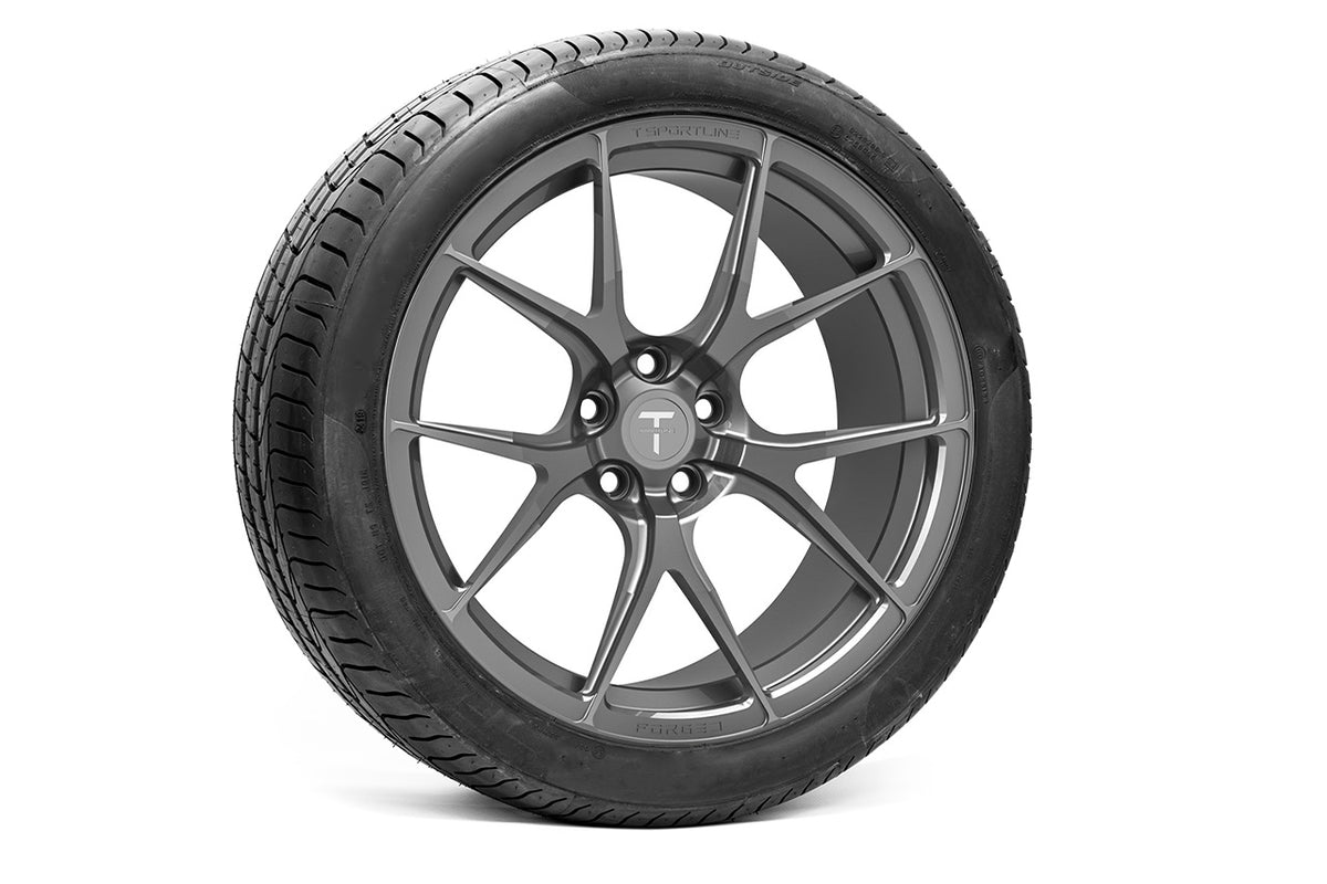 TS115 20&quot; Tesla Model S Long Range &amp; Plaid Wheel and Tire Package (Set of 4)