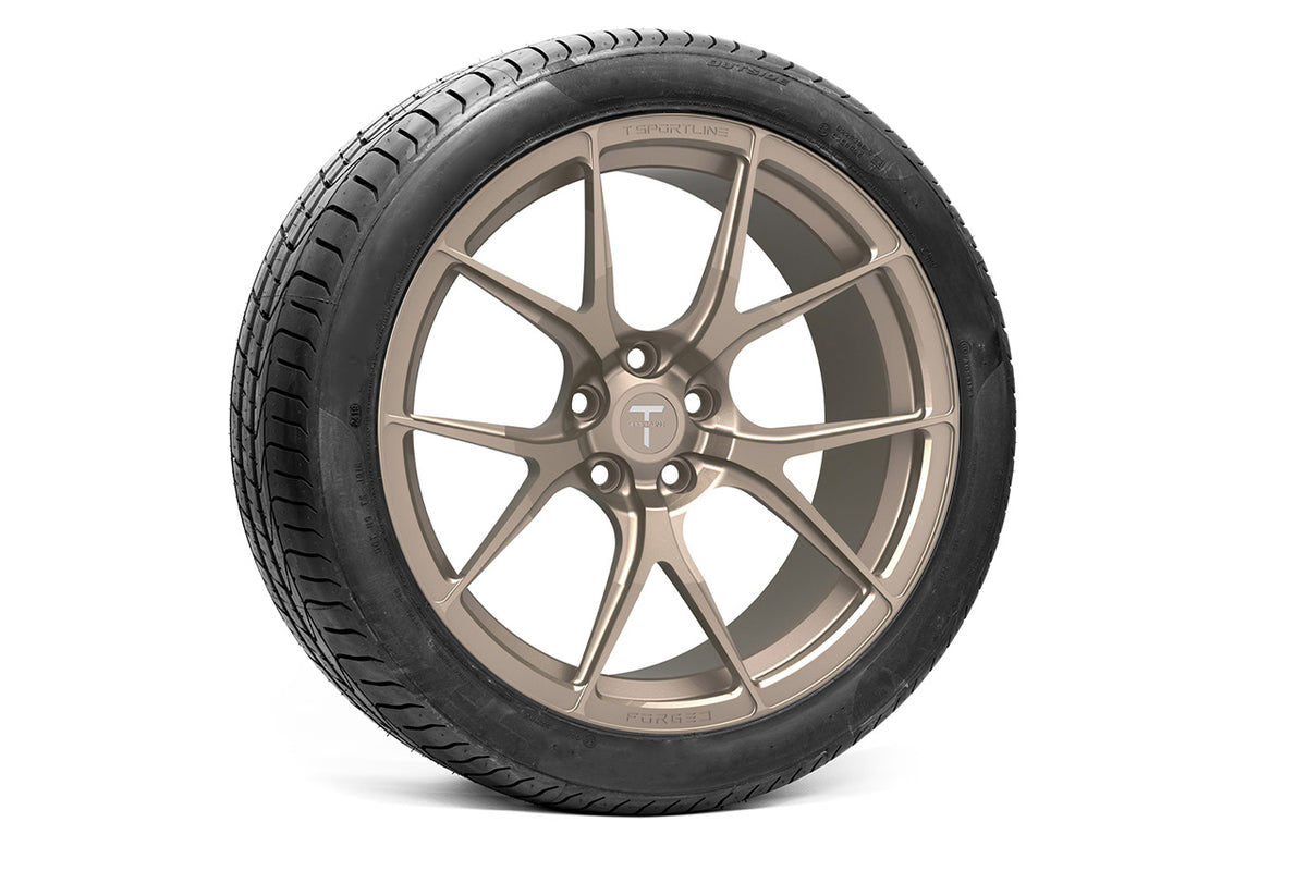 TS115 20&quot; Tesla Model S Long Range &amp; Plaid Wheel and Tire Package (Set of 4)