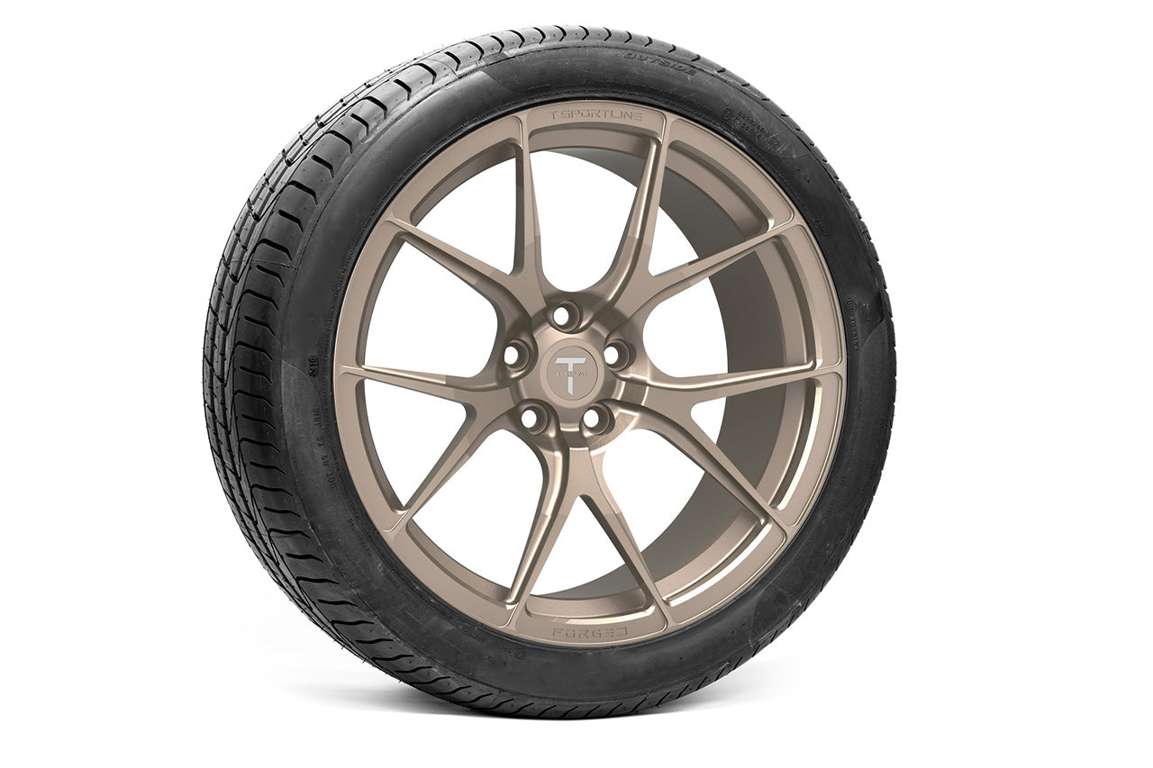 TS115 20" Tesla Model S Long Range & Plaid Wheel and Tire Package (Set of 4)