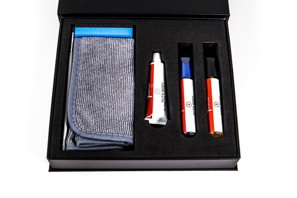 Tesla Deep Blue Pearl OEM Touch-Up Paint Pen Kit – Includes Sanding Stick & MicroBrush, Genicolor