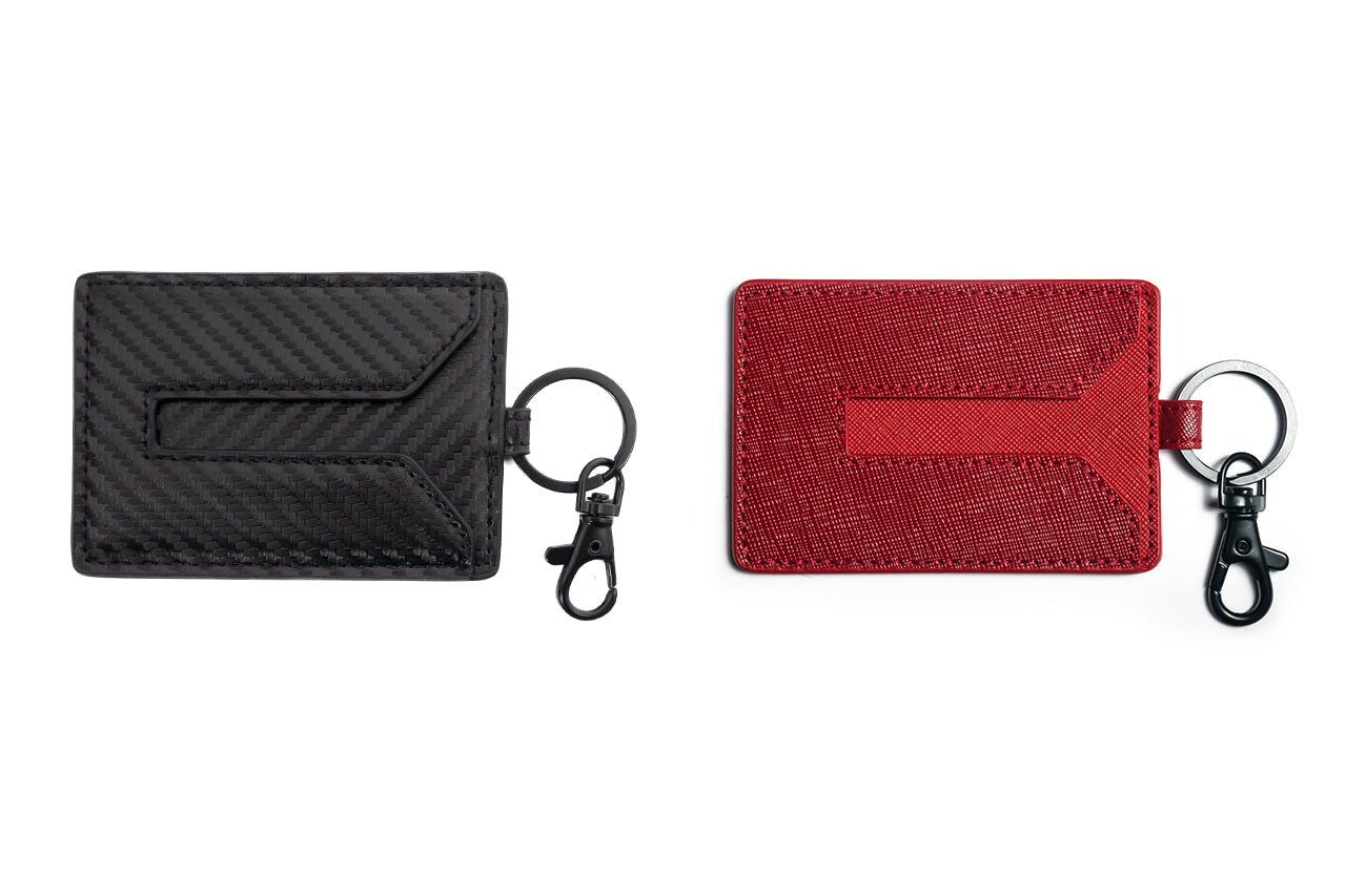 Tesla Model 3 / Y & S / X & Cybertruck Color Matched Leather Key Card Holder