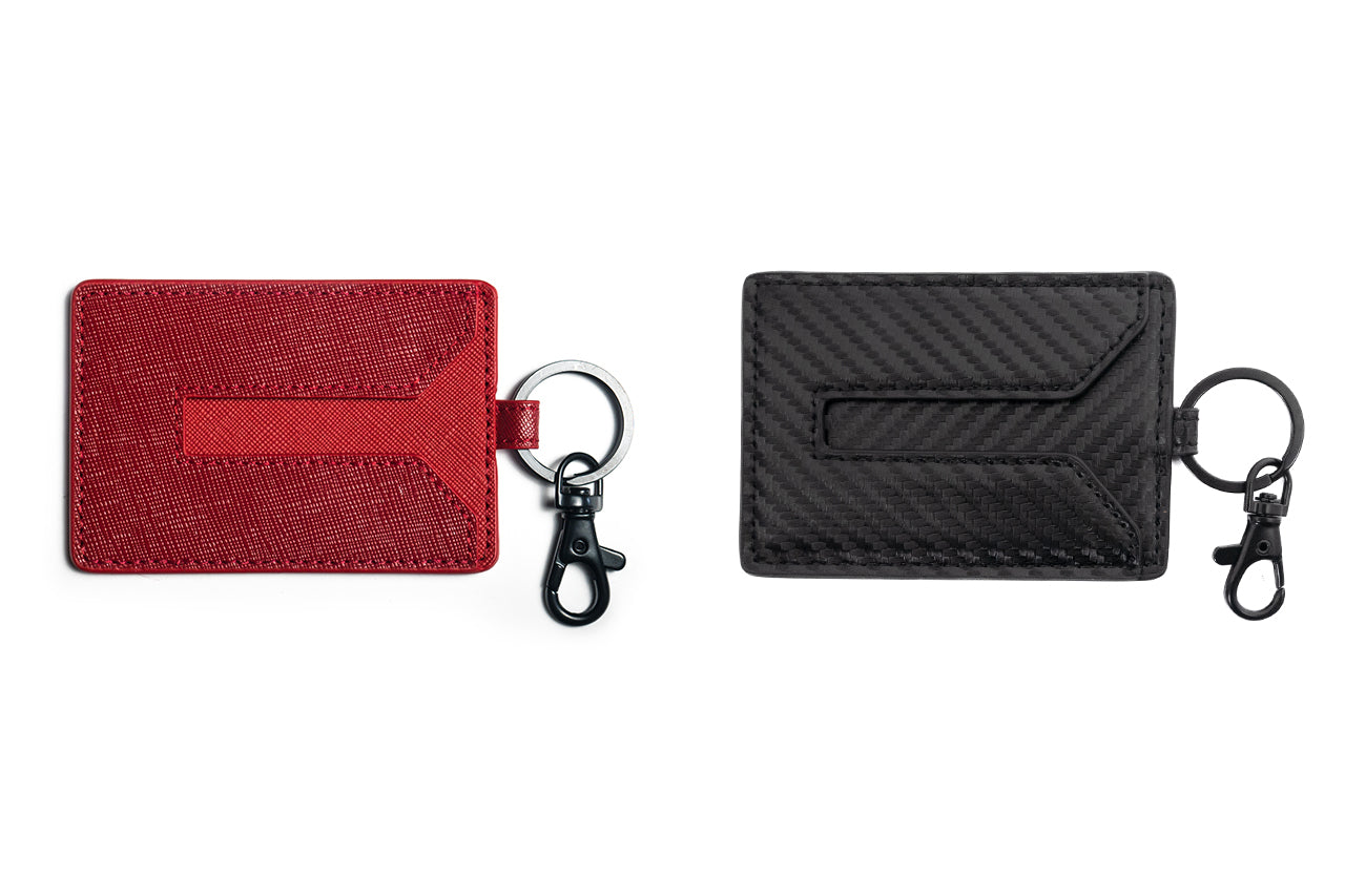 Tesla Model 3 / Y & S / X & Cybertruck Color Matched Leather Key Card Holder