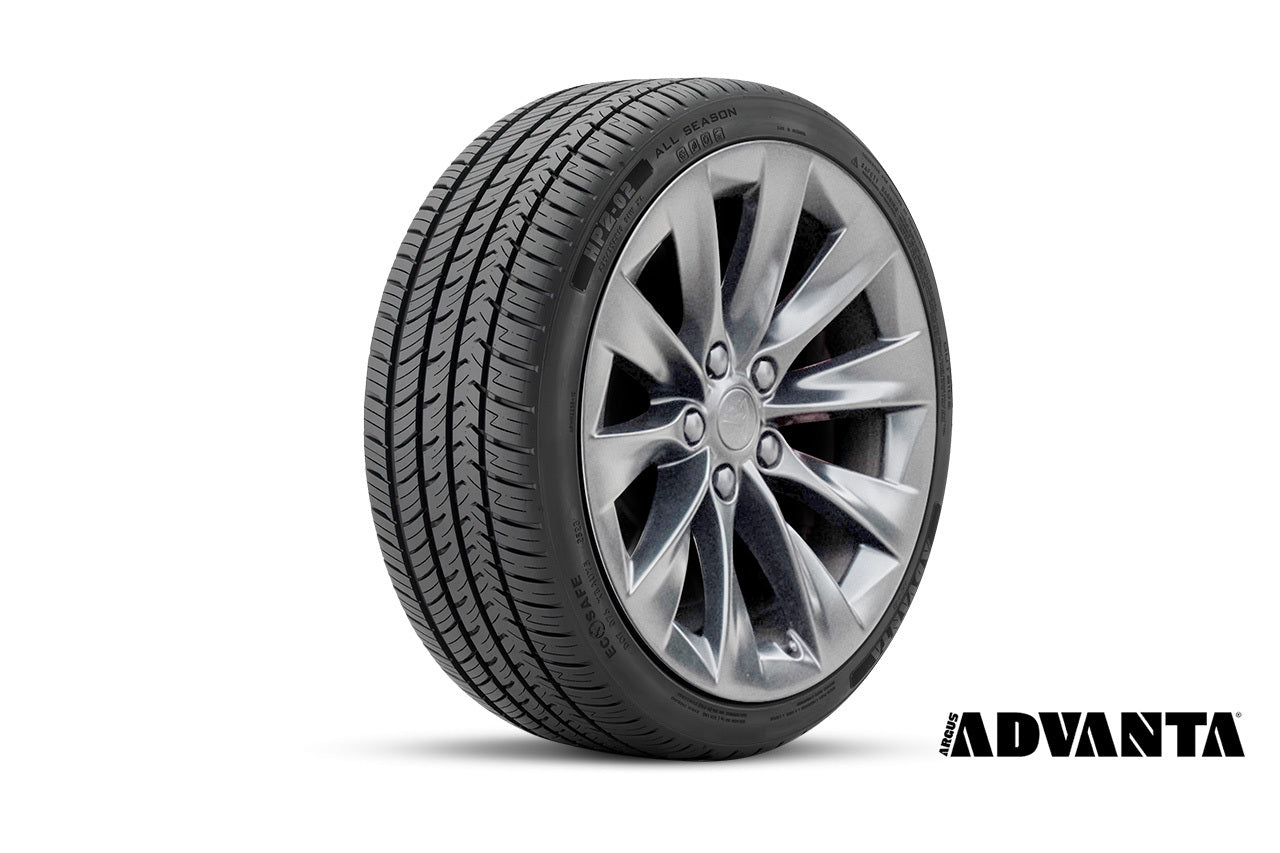 Tesla Model S - Mounted, Balanced & Installed Set of 4 New Tires (Advanta HPZ-02 All Season Performance)