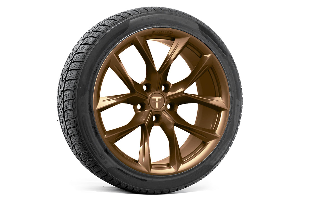 TSSF 19&quot; Tesla Model S Long Range &amp; Plaid Wheel and Tire Package (Set of 4)