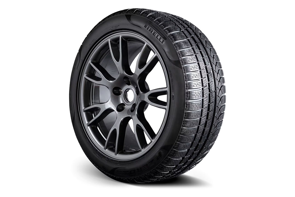 Tesla Model S 19&quot; Tempest Plaid &amp; Long Range Factory Wheel and Pirelli Winter Tire Package (Set of 4)
