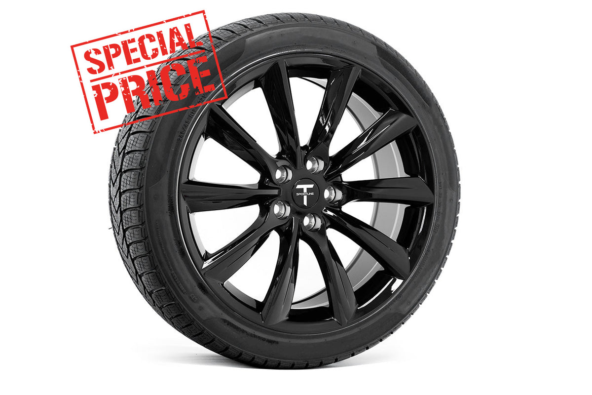 Tesla Model S Long Range &amp; Plaid TST 19&quot; Wheel and Tire Package (Set of 4) Open Box Special!