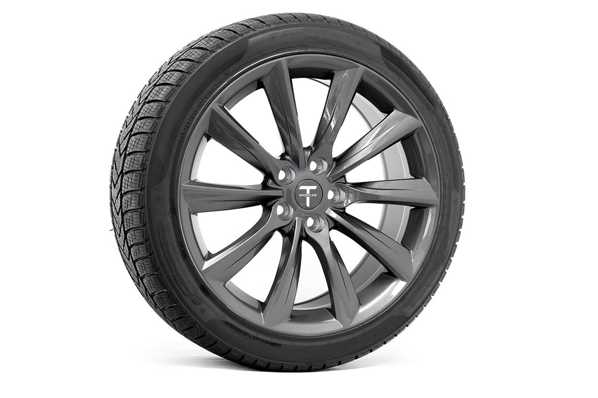Tesla Model S Long Range &amp; Plaid TST 19&quot; Wheel and Winter Tire Package (Set of 4) Open Box Special!