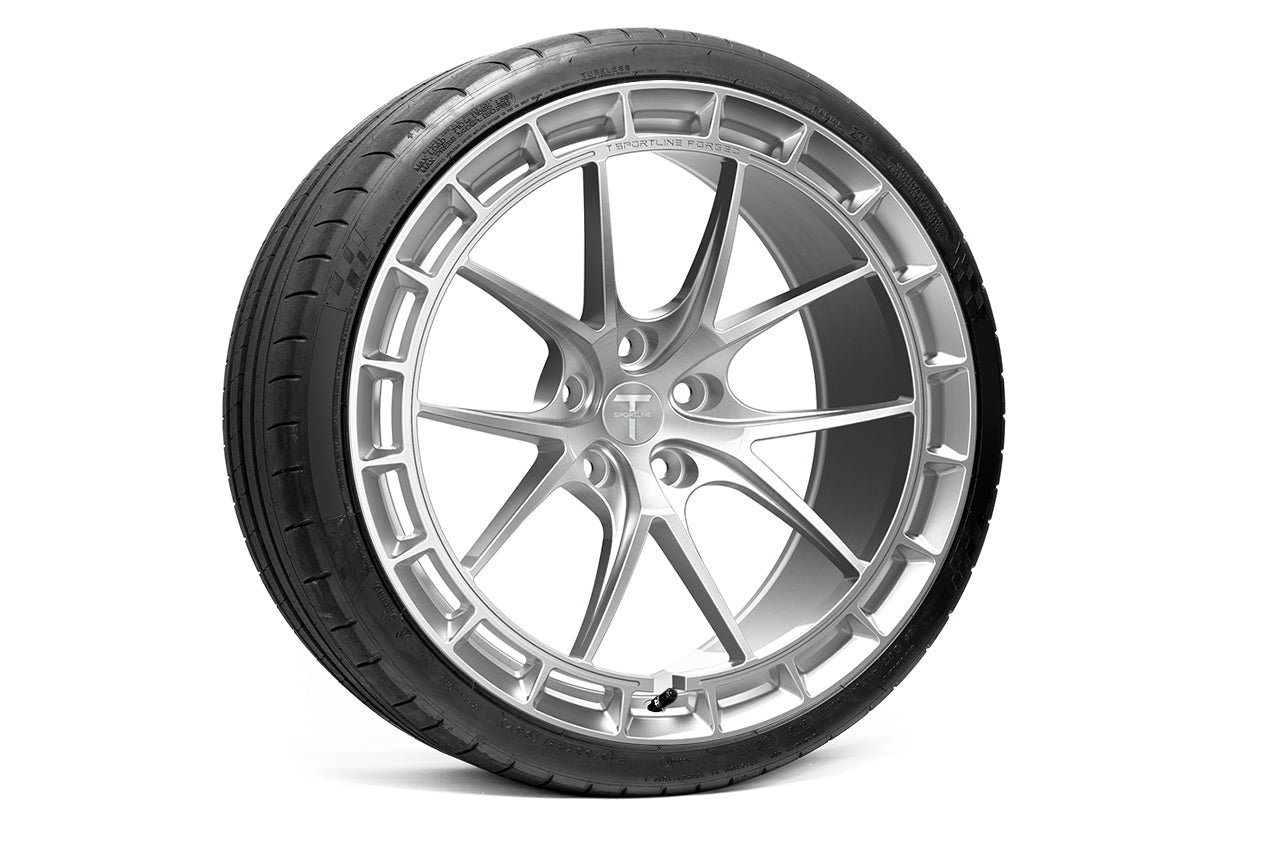 TSW115A Aero 20" Superwide Tesla Model 3 Fully Forged Lightweight Tesla Wheel and Tire Package (Set of 4)