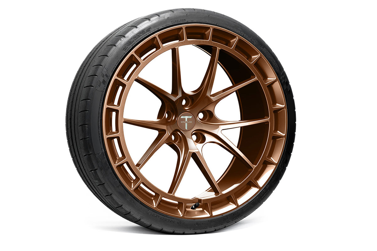 TSW115A Aero 20&quot; Superwide Tesla Model 3 Fully Forged Lightweight Tesla Wheel and Tire Package (Set of 4)