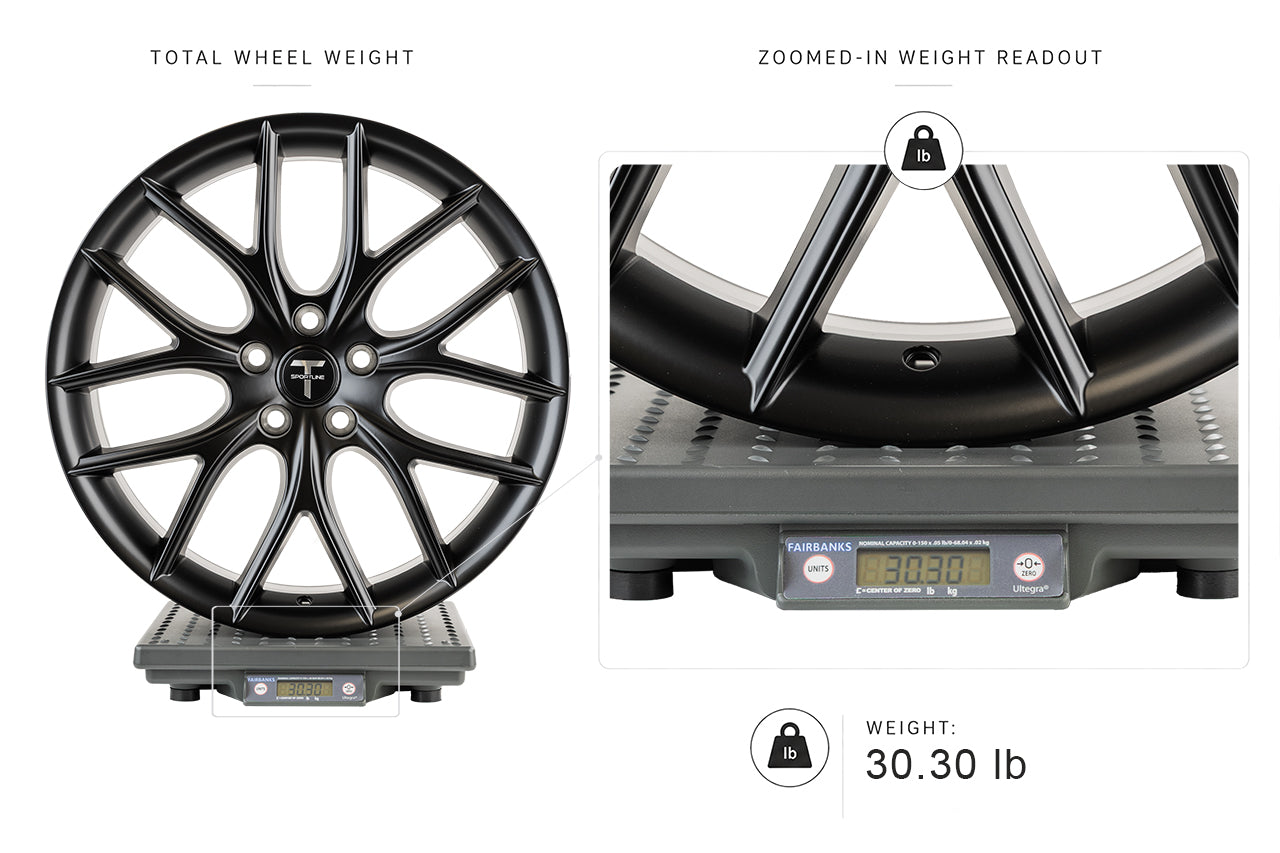 TSR 20" Tesla Model S Long Range & Plaid Wheel and Winter Tire Package (Set of 4)