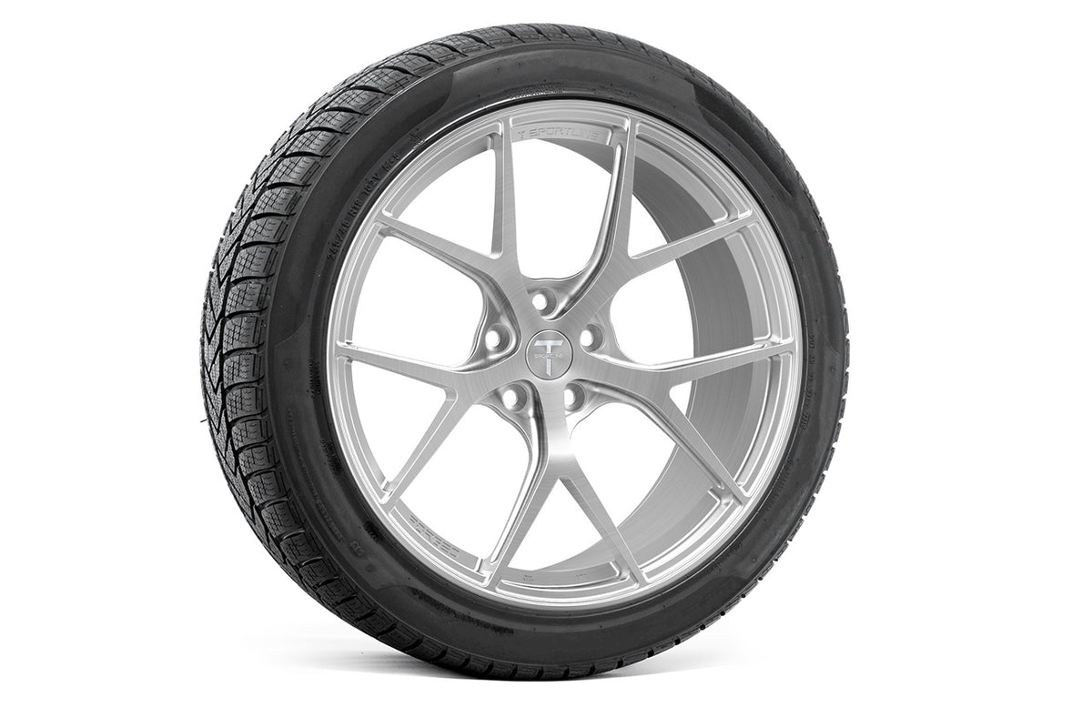 TXL115 19&quot; Tesla Model Y Fully Forged Lightweight Tesla Wheel and Tire Package (Set of 4)