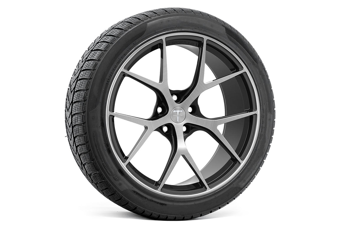 TXL115 19&quot; Tesla Model Y Fully Forged Lightweight Tesla Wheel and Tire Package (Set of 4)