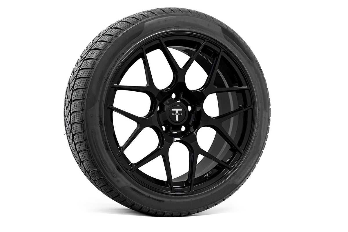 TXL117 19&quot; Tesla Model Y Fully Forged Lightweight Tesla Wheel and Tire Package (Set of 4)