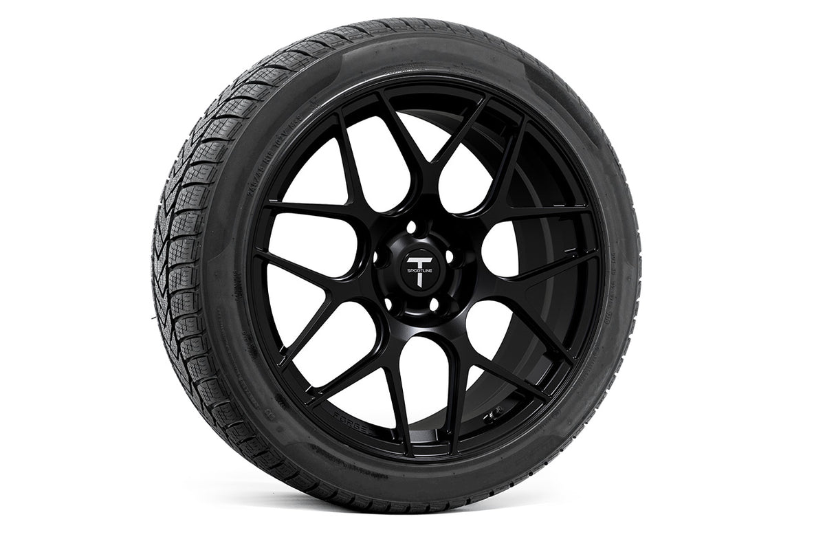 TXL117 19&quot; Tesla Model Y Fully Forged Lightweight Tesla Wheel and Tire Package (Set of 4)
