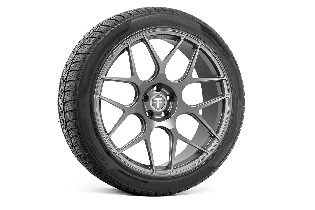 TXL117 19&quot; Tesla Model Y Fully Forged Lightweight Tesla Wheel and Tire Package (Set of 4)