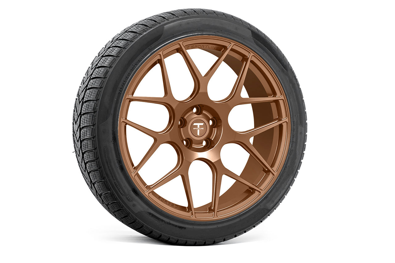 TXL117 19" Tesla Model Y Fully Forged Lightweight Tesla Wheel and Tire Package (Set of 4)