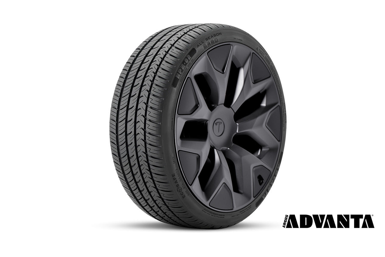 Tesla Model X - Mounted, Balanced & Installed Set of 4 New Tires (Advanta HPZ-02 All Season Performance)